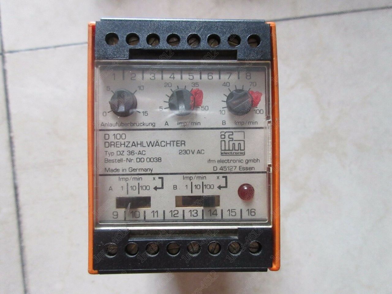 DZ36-AC Devir Kontrol Cihazı