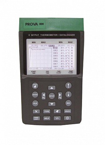 Prova 800 Isı Ölçer Çoklu Veri Girişli Ölçü Cihazi