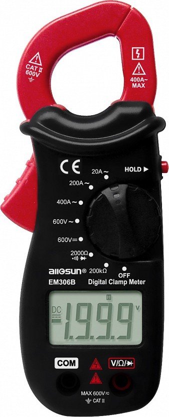 ALLSUN  EM306B Djital Pensampermetre Ölçü Cihazi