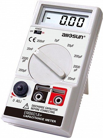 ALLSUN EM8601A Djital Kapasite Metre Ölçü Cihazi
