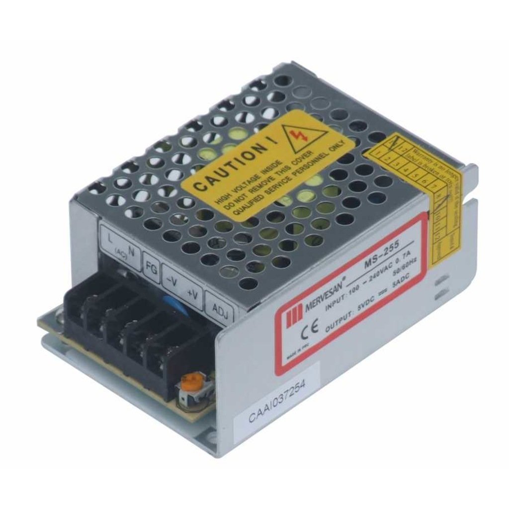 MS 25-5 Metal  Kasali İç Mekan  Smps  Adaptör