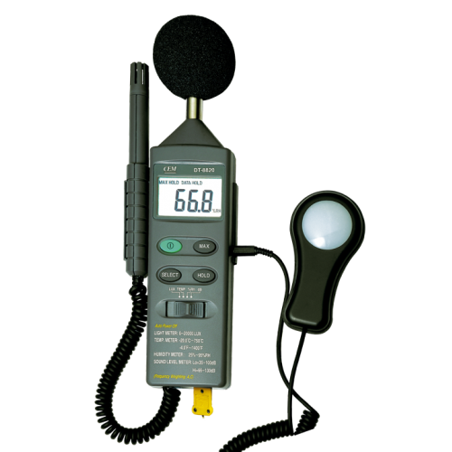 DT 8820 Işık Ses Isı Nem Ölçü Cihazi