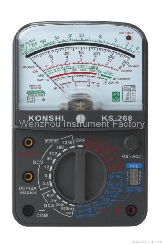 KS 268 Analog Multimetre ölçü Cihazı