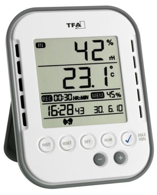 TFA 30.5021 Mini  Sıcaklık ve Nem Kayıt Ölçü Cihazı