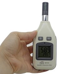 LYK BGM1362 Mini El Tipi Nem ve Sıcaklık Ölçü Cihazi