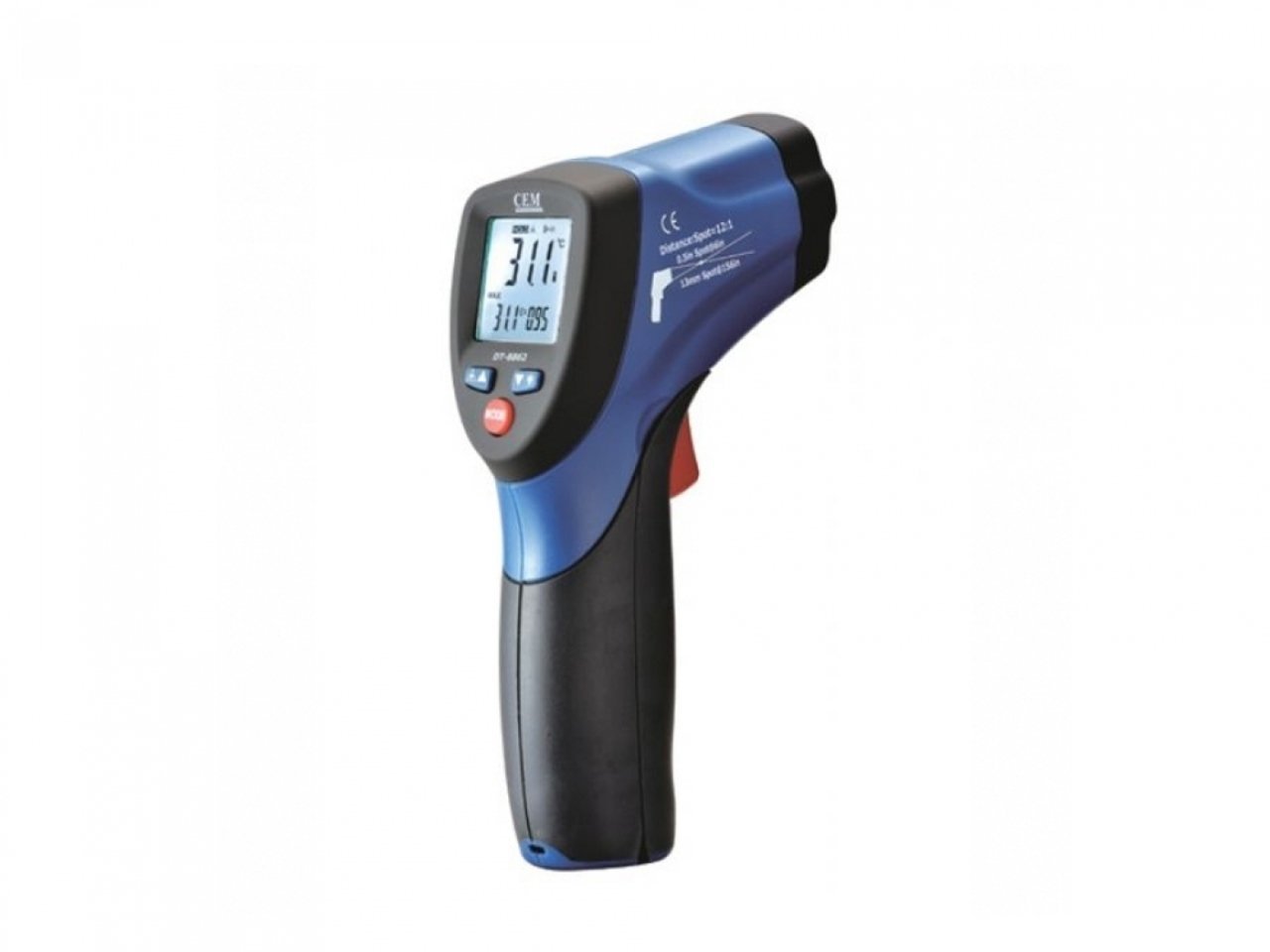 DT 8863 Çift Lazerli Infrared Termometre Ölçüm Cihazı