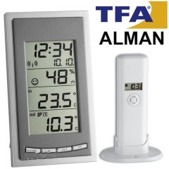 TFA 30.3018.10 İç Sıcaklık ve Nem Dış Sıcaklık ve Saat Ölçüm Cihazi